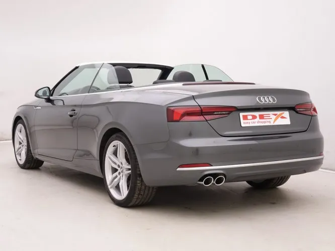 Audi A5 2.0 TDi 190 S-Tronic Cabrio Sport + GPS + Leder/Cuir + Xenon Image 4